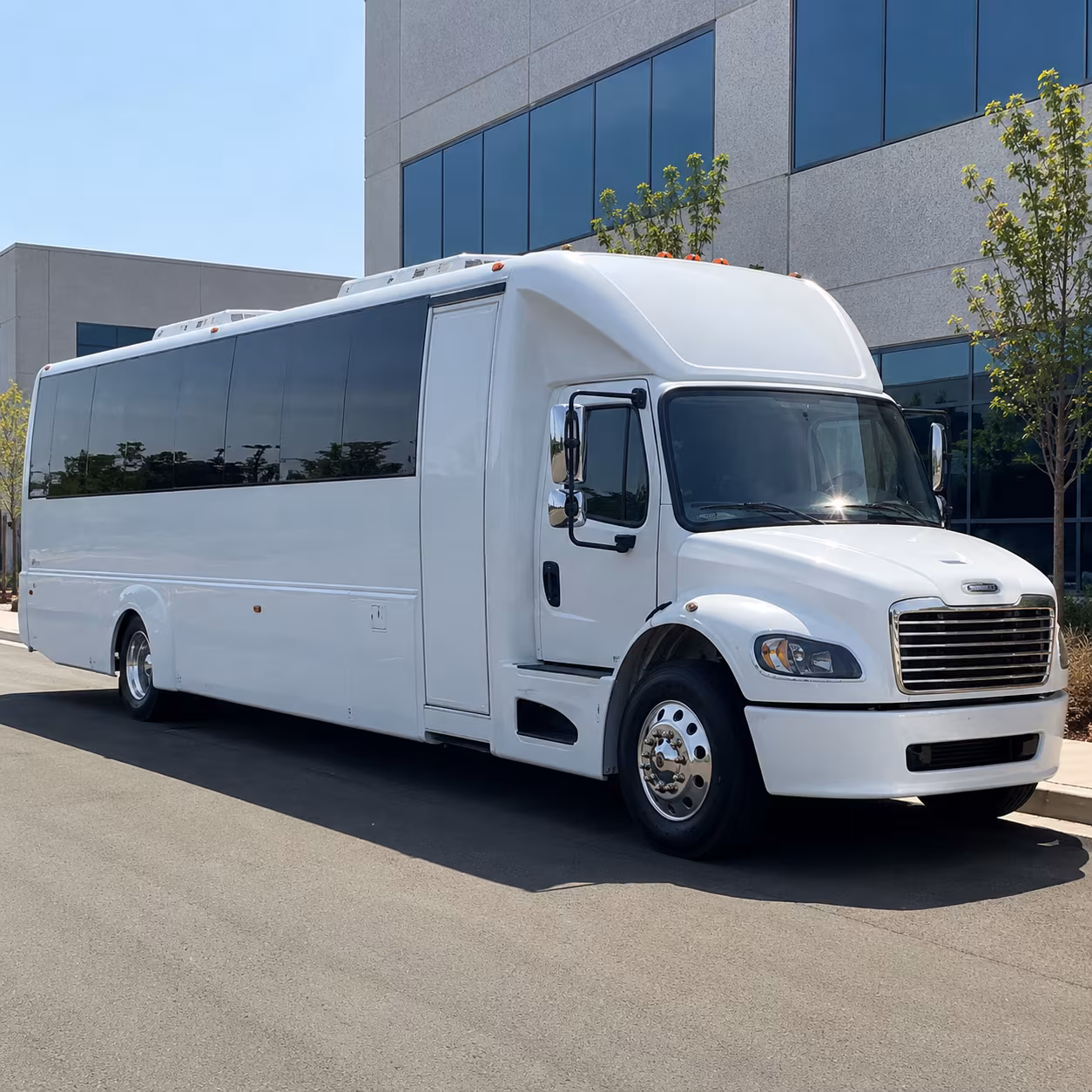 Passenger seating aboard a party bus rental serving Jacksonville