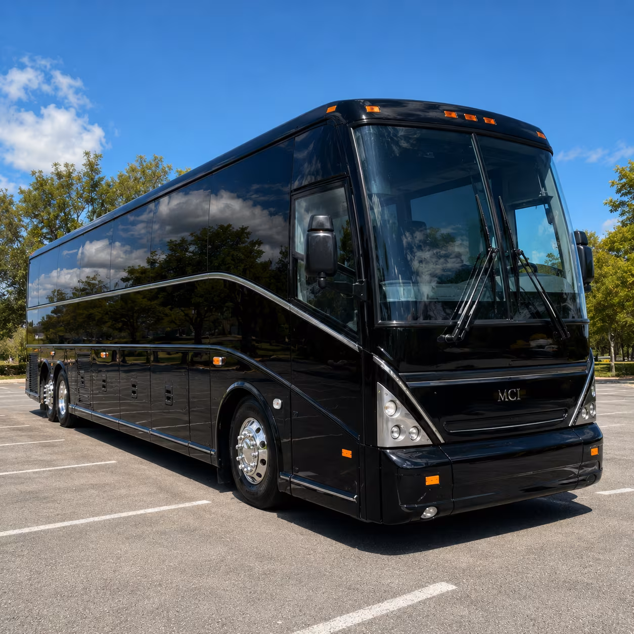Jacksonville Airport Shuttle & Transportation party bus exterior