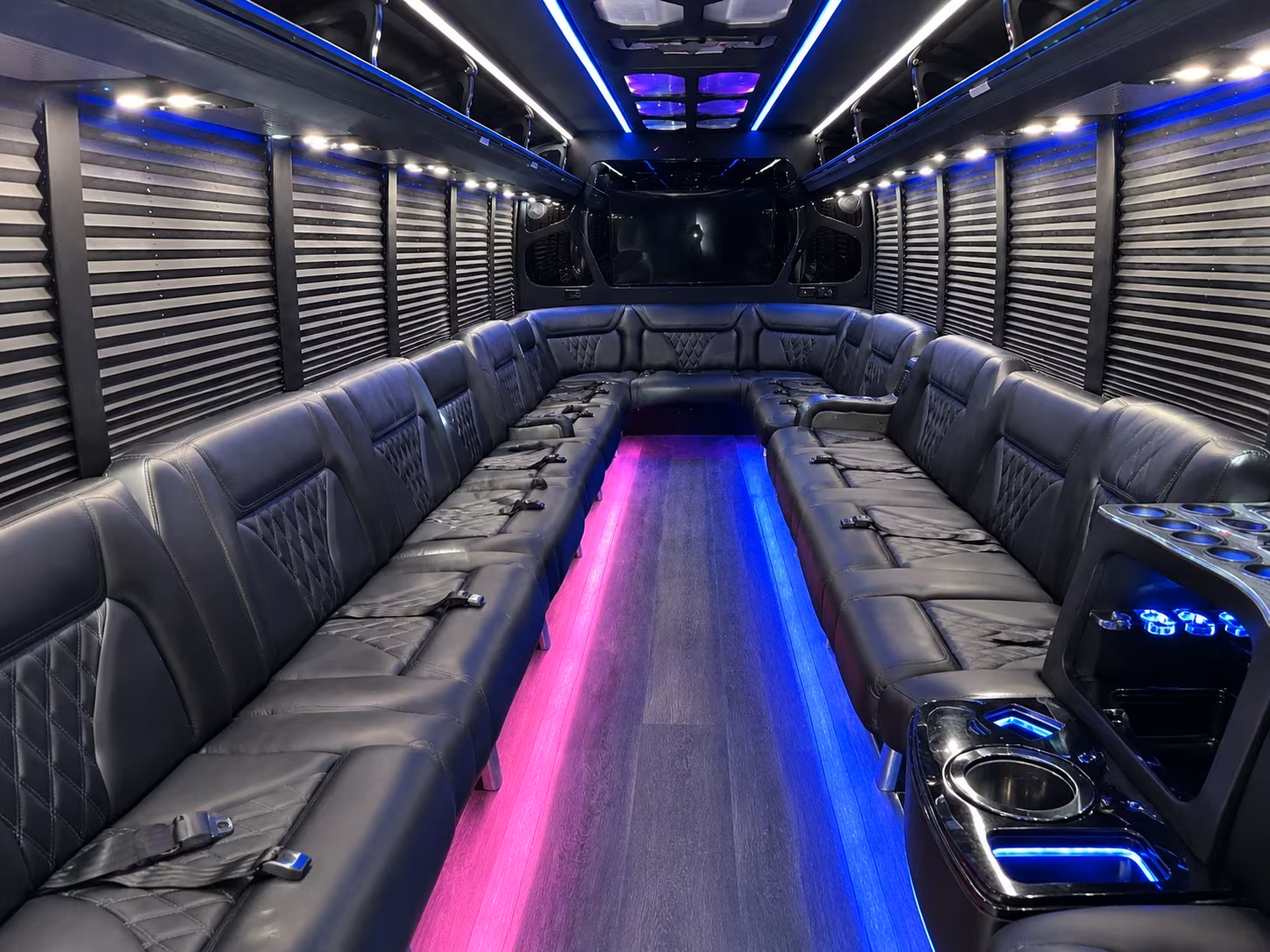 Jacksonville Bachelor & Bachelorette Transportation party bus exterior