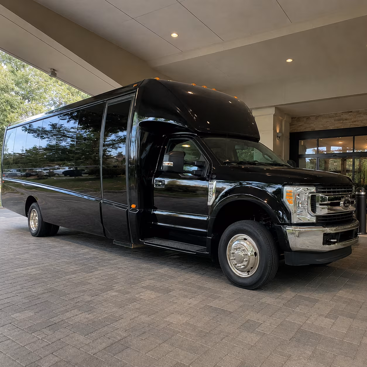 Jacksonville Corporate Transportation party bus exterior