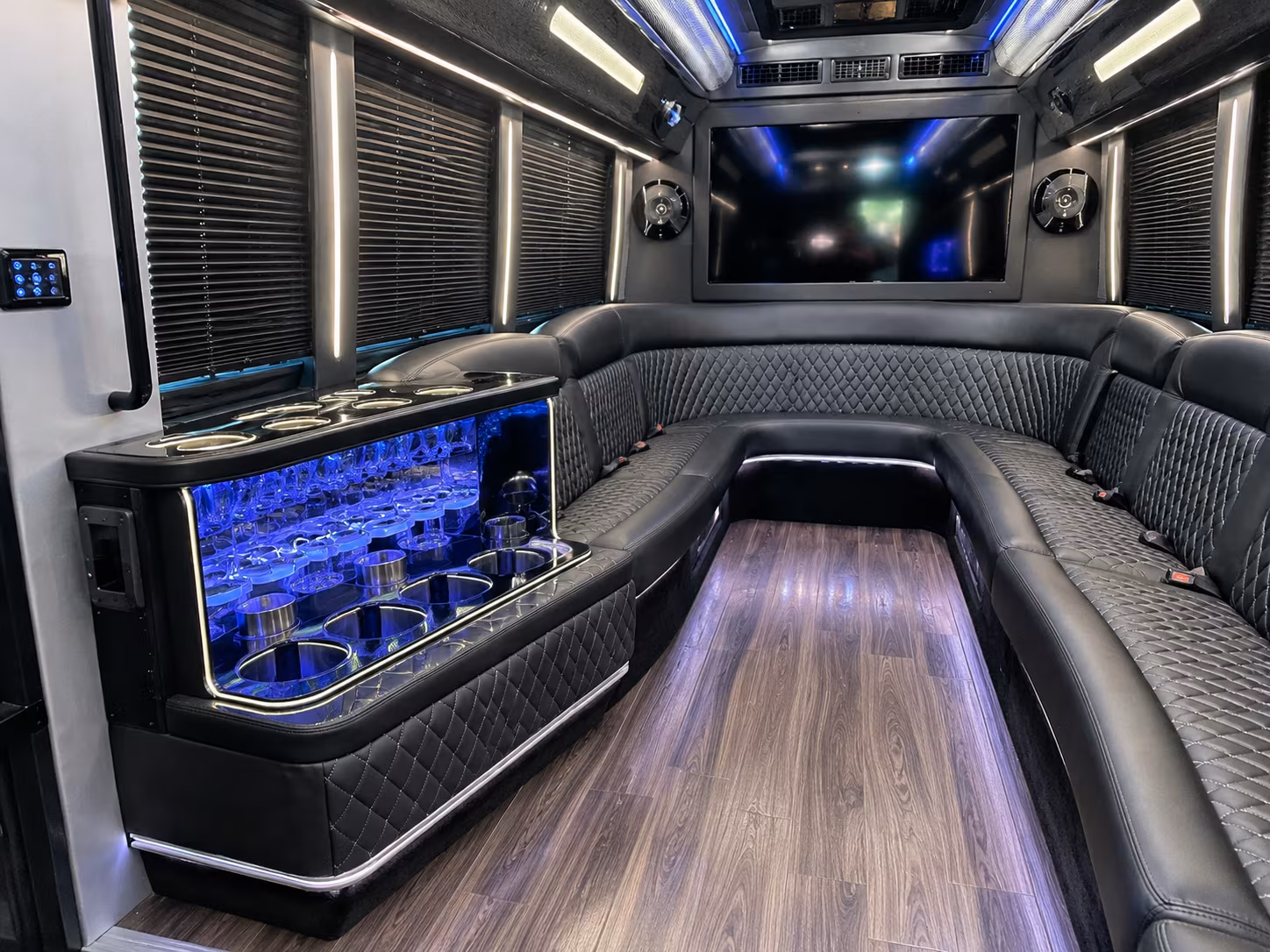 Jacksonville Private Event Transportation party bus exterior