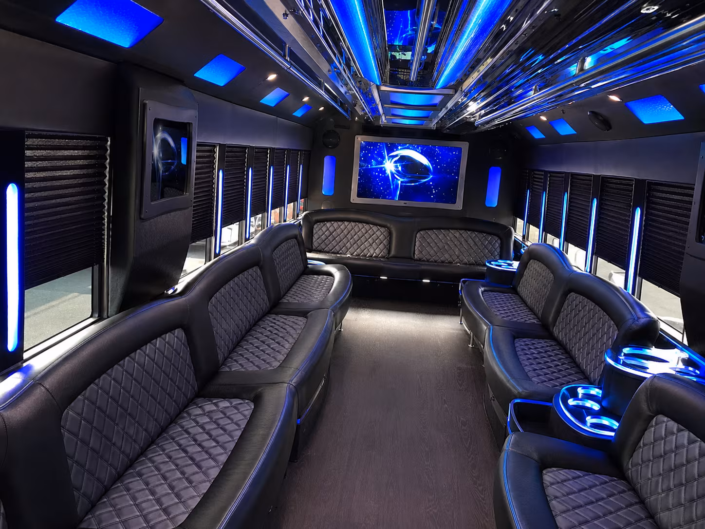 Jacksonville Prom & Homecoming Transportation party bus exterior
