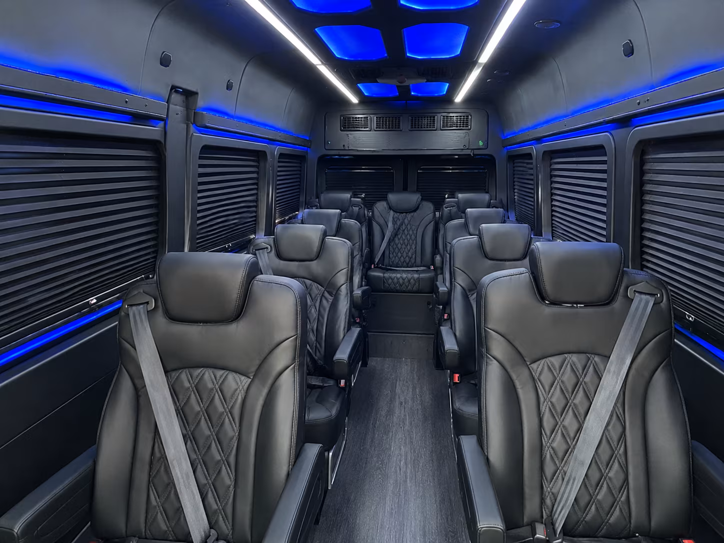 Jacksonville School Event Transportation party bus exterior