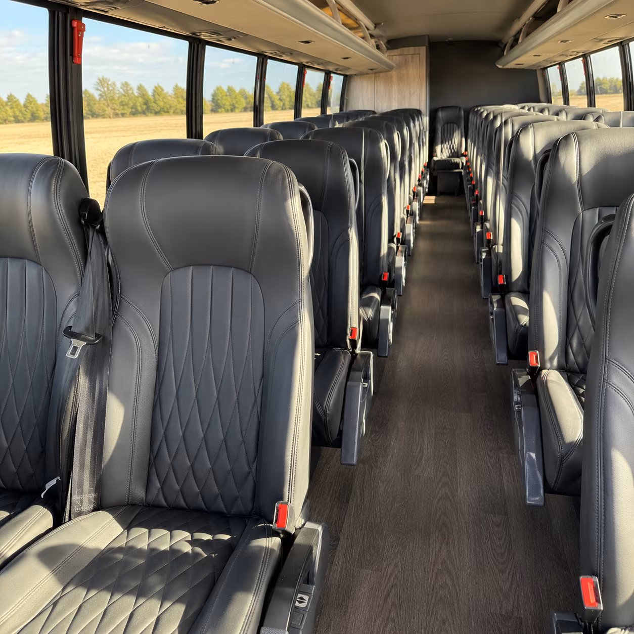 Jacksonville School Event Transportation party bus exterior