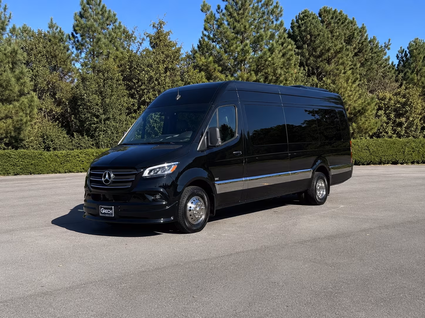 Jacksonville School Event Transportation party bus exterior