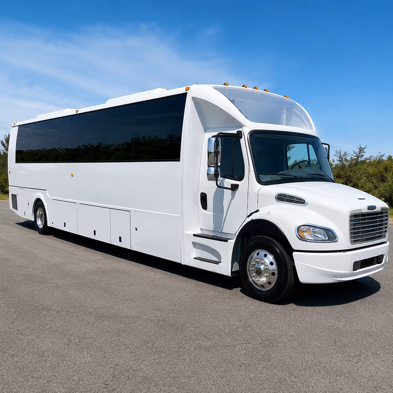 Jacksonville Sporting Event Transportation party bus exterior