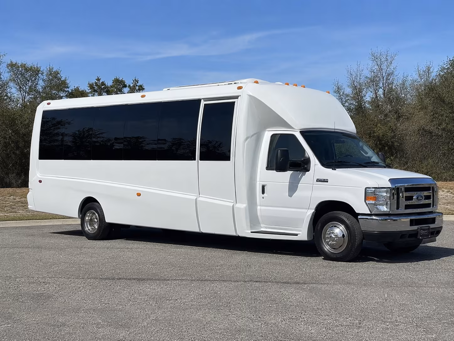 Jacksonville Wedding Transportation party bus interior